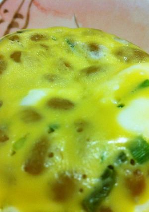 レンジで簡単！納豆オムレツ-レシピのメイン写真