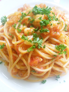海老のトマトクリームパスタ-レシピのメイン写真