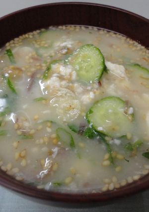 塩麹入り♪冷汁☆-レシピのメイン写真