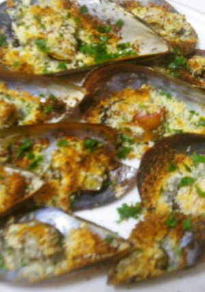 ワインにビールに♪ムール貝のパン粉焼き-レシピのメイン写真