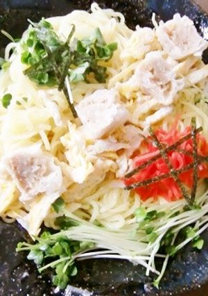 お弁当のおかずをリメイク、七夕冷し中華☆-レシピのメイン写真