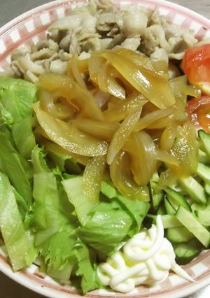 本格☝蕎麦屋シリーズ♪冷しスタミナうどん-レシピのメイン写真