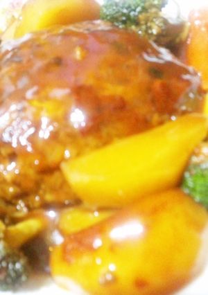 簡単ヘルシー煮込みハンバーグ-レシピのメイン写真