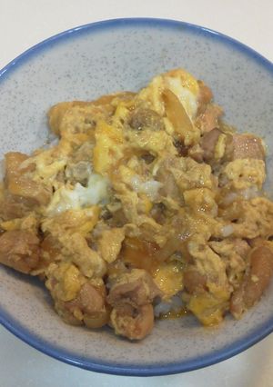 フライパンで作るかんたん親子丼-レシピのメイン写真