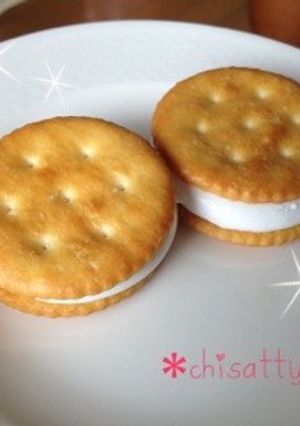 *･レンジで簡単♪マシュマロサンド･*-レシピのメイン写真