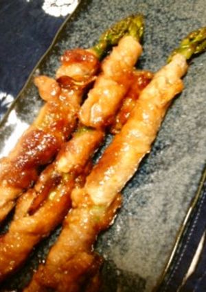 簡単☆アスパラの甘辛な姿肉巻き☆-レシピのメイン写真
