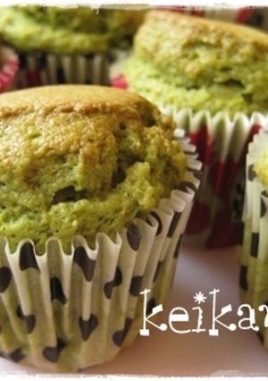 ホットケーキミックスで超簡単抹茶マフィン-レシピのメイン写真