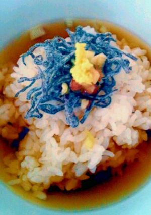 夏にぴったり！冷たいお茶漬け-レシピのメイン写真