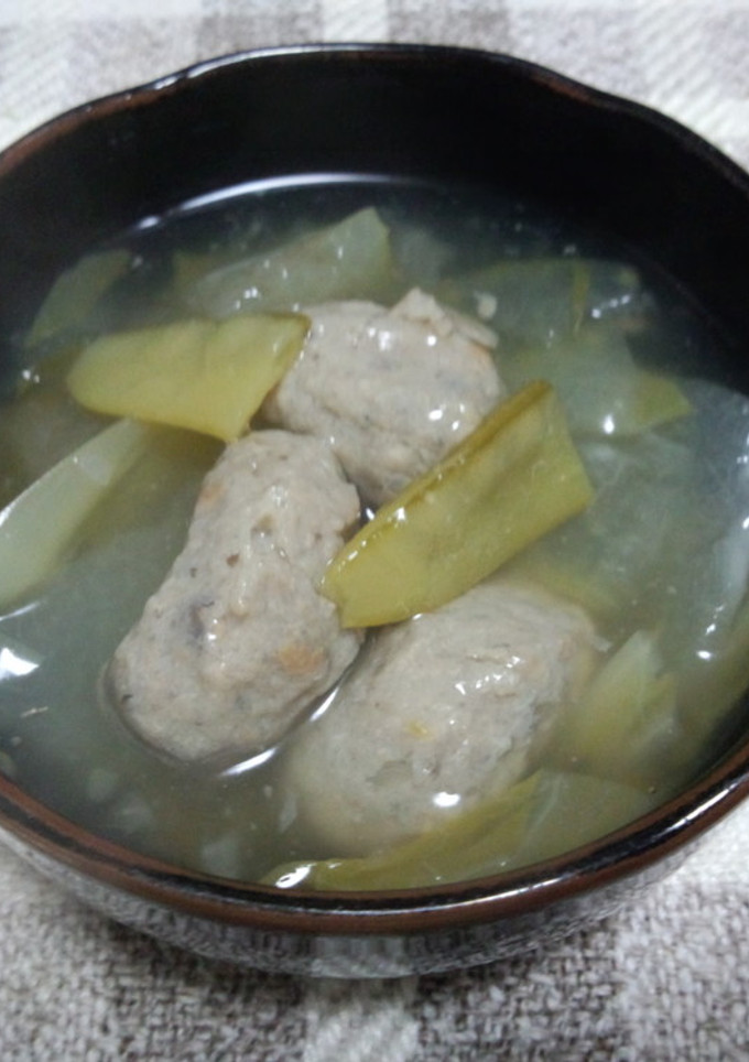 冬瓜と鰯つみれのあんかけ煮-レシピのメイン写真