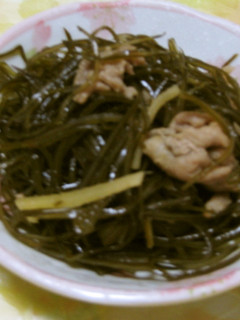 圧力なべで簡単★刻み昆布と豚肉の炒め煮-レシピのメイン写真