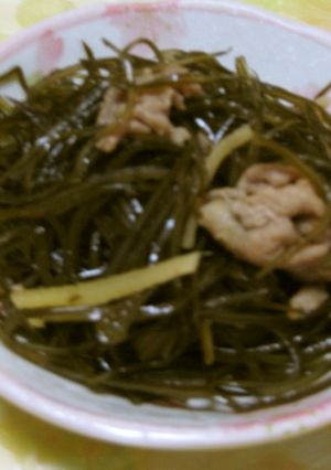 圧力なべで簡単★刻み昆布と豚肉の炒め煮-レシピのメイン写真