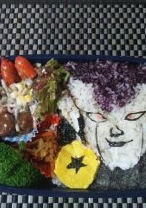 キャラ弁　　　ドラゴンボール/フリーザ-レシピのメイン写真