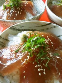 簡単☆まぐろの漬け丼-レシピのメイン写真