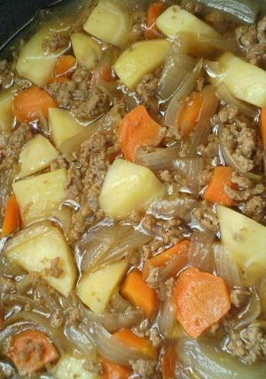 ミンチDE肉じゃが-レシピのメイン写真