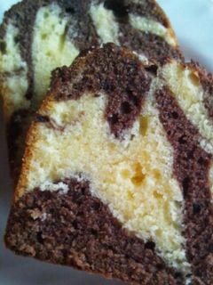 マーブルパウンドケーキ-レシピのメイン写真