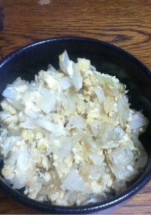 チャーハン風玉ねぎ料理-レシピのメイン写真