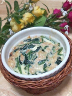 ほうれん草とツナのキッシュ風♪-レシピのメイン写真