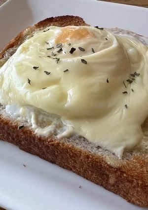 時短！チーズエッグマスタードトースト-レシピのメイン写真