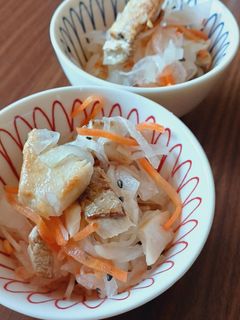 大根なますにオリーブオイルで焼いたぶり-レシピのメイン写真