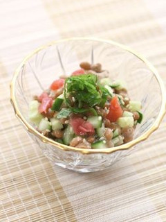 梅と青じその爽やか納豆-レシピのメイン写真