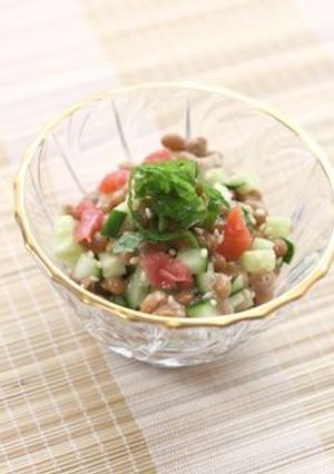 梅と青じその爽やか納豆-レシピのメイン写真
