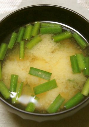 長芋とニラの味噌汁-レシピのメイン写真