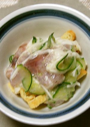 鯵とシャキシャキ野菜の山葵酢和え-レシピのメイン写真