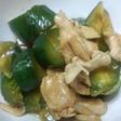 きゅうりと鶏ささみの中華風