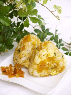 カレー☆チーズのおにぎり-レシピのメイン写真