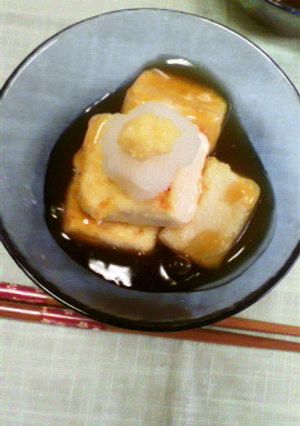 揚げだし豆腐☆あんかけ♪-レシピのメイン写真