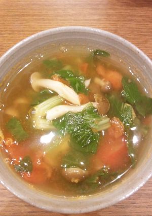 セロリとトマトの中華スープ-レシピのメイン写真