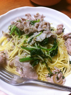 塩麹ブタのパスタ-レシピのメイン写真