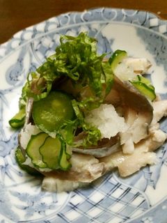 〆サバでおろしきゅうり和え-レシピのメイン写真