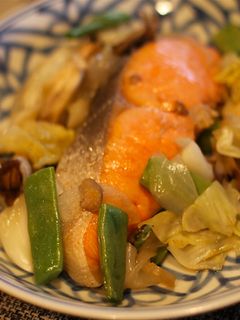 塩鮭と野菜の蒸し焼き-レシピのメイン写真