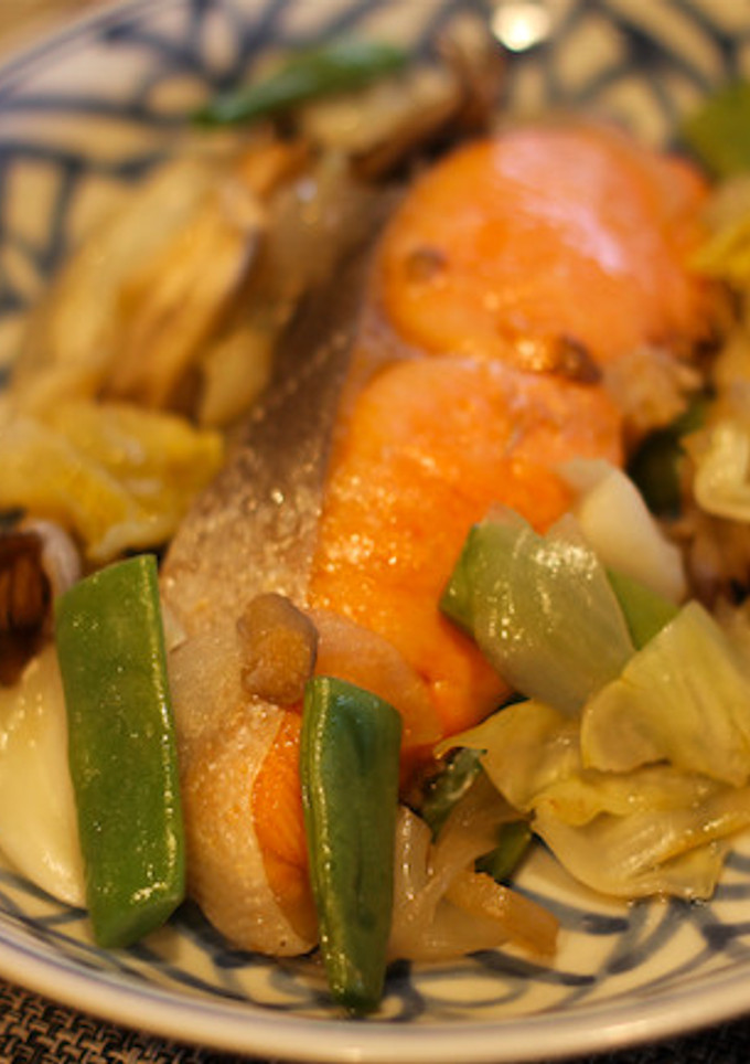 塩鮭と野菜の蒸し焼き-レシピのメイン写真