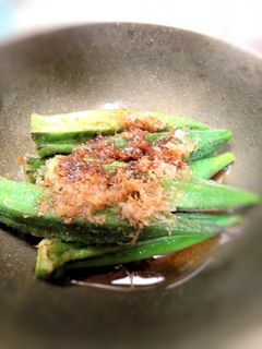 小さな野菜のおかず☆オクラの煮浸し-レシピのメイン写真