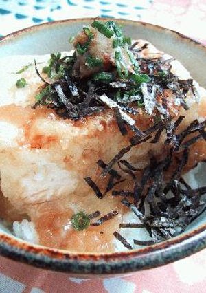 揚げ出し豆腐丼。-レシピのメイン写真