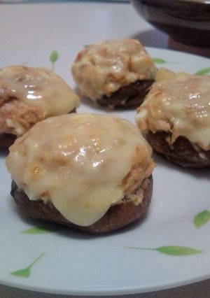【ずぼら飯】ツナもりもりシイタケ-レシピのメイン写真