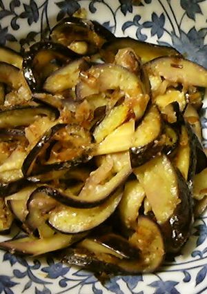 なすびの梅醤油炒め-レシピのメイン写真