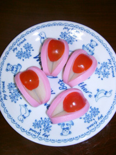 お弁当の隙間に✿可愛い蒲鉾トマト-レシピのメイン写真