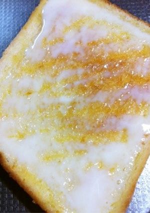 やさしーい味☆練乳トースト-レシピのメイン写真