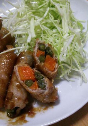 子供もパクパク☆豚肉の野菜巻き-レシピのメイン写真