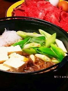 我が家のすき焼き-レシピのメイン写真