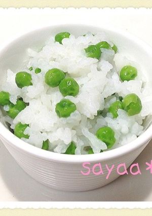 お弁当に簡単✿冷凍ピースで✿即席✿豆ご飯-レシピのメイン写真