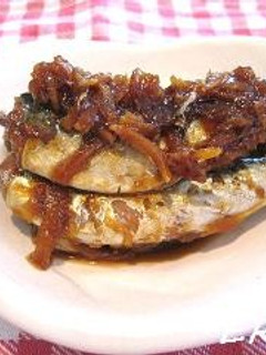 小サバの梅しょうが煮♪♪-レシピのメイン写真