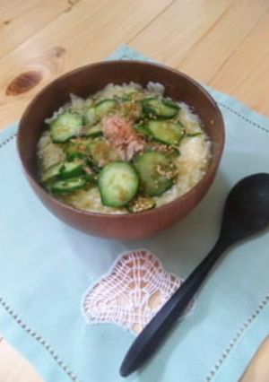 さっぱりー!きゅうりのせて卵ご飯☆-レシピのメイン写真