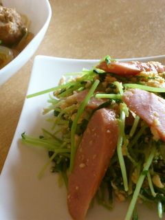 豆苗とウインナーのあっさり炒め-レシピのメイン写真