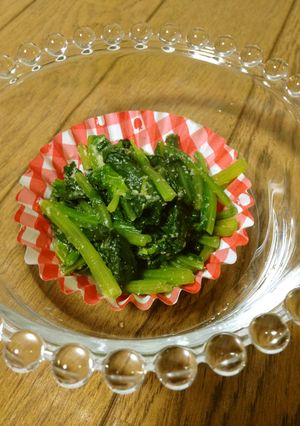 お弁当♡冷凍保存　ほうれん草のごま炒め-レシピのメイン写真