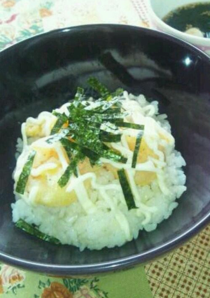 おひとりさまエビマヨ丼ランチ♪-レシピのメイン写真