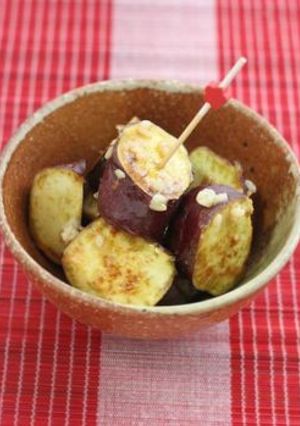 焼きサツマイモの塩麹メイプルシロップがけ-レシピのメイン写真